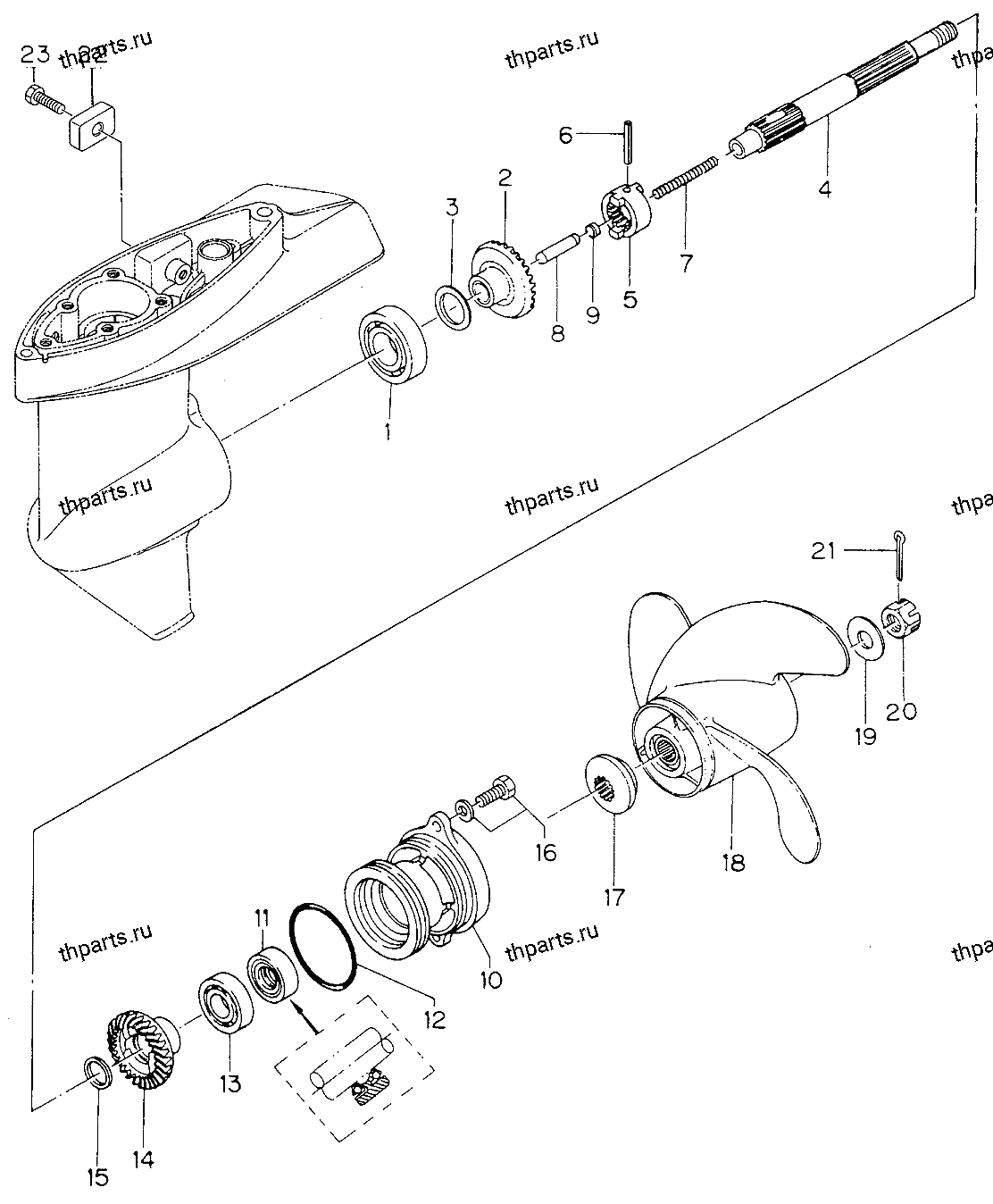 Редуктор (вал винта)
