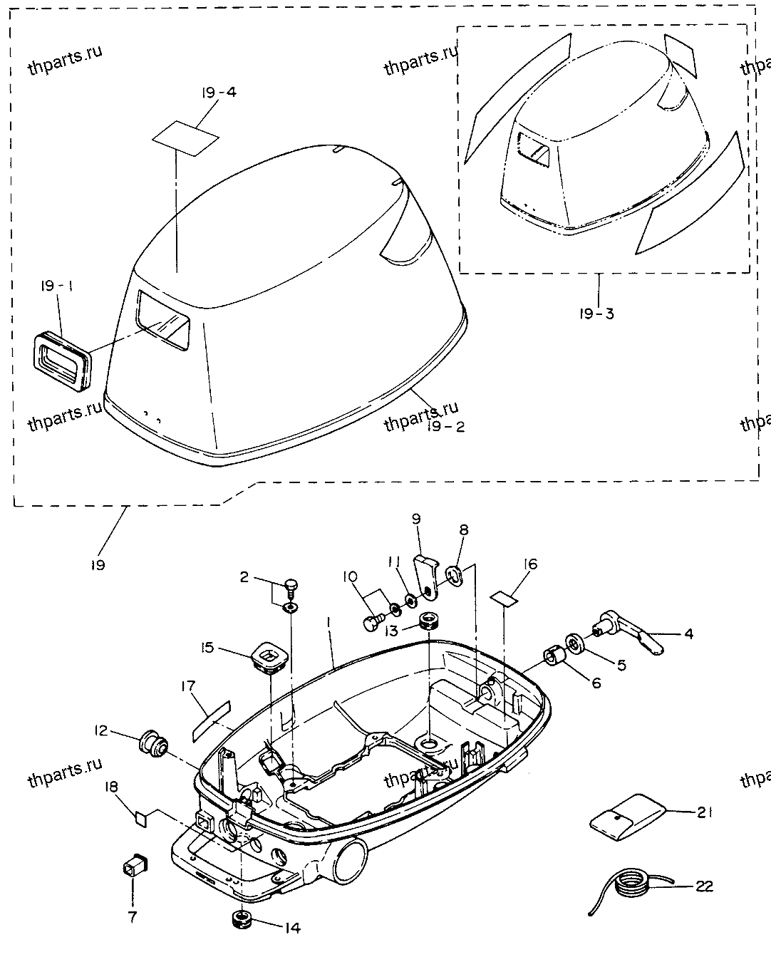 Капот, поддон