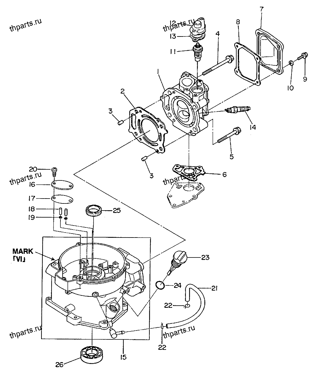 Цилиндр, головка цилиндра