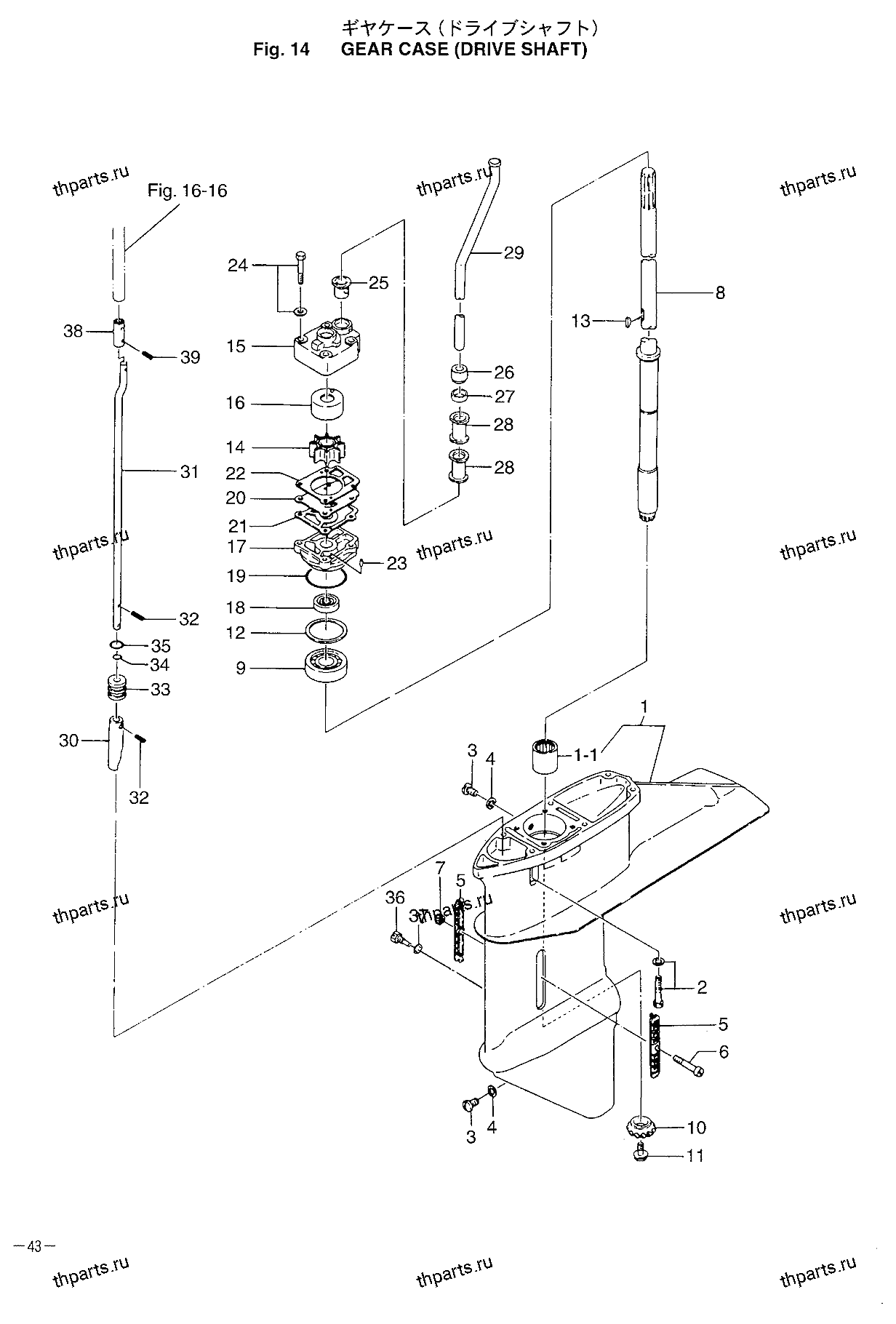 Редуктор (вертикальный вал)