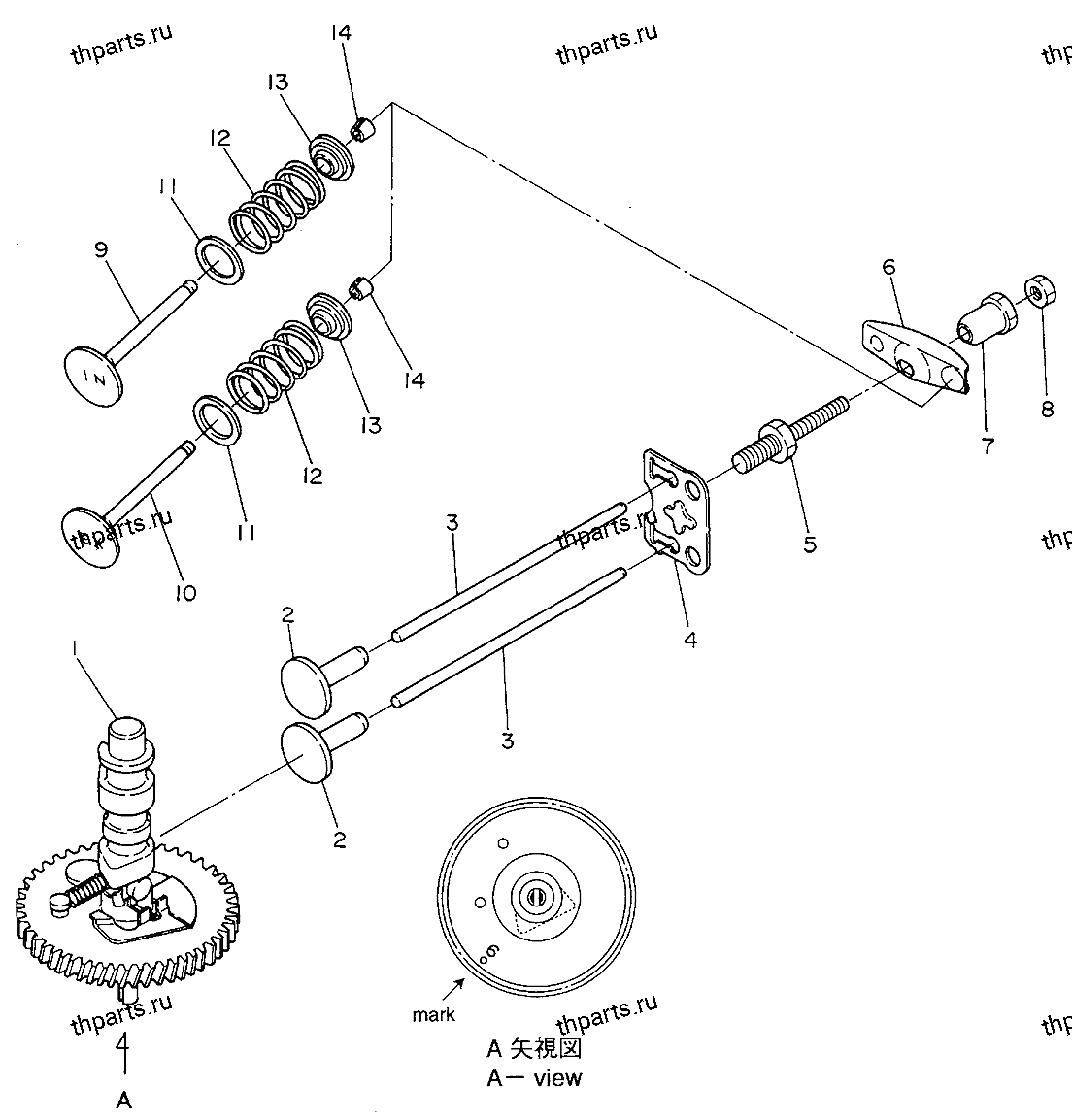 Распредвал, клапаны